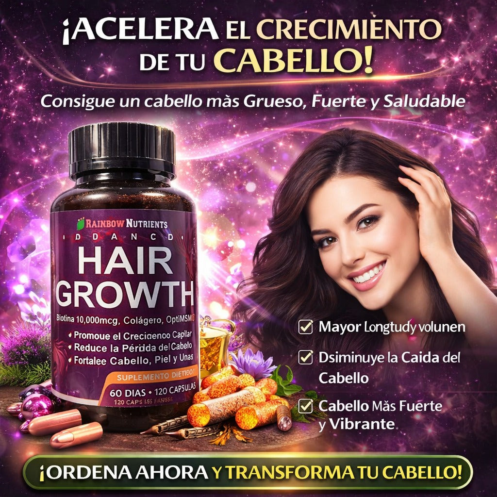 Hair Growth · Fórmula para un cabello más fuerte