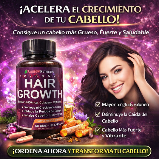 Hair Growth · Fórmula para un cabello más fuerte